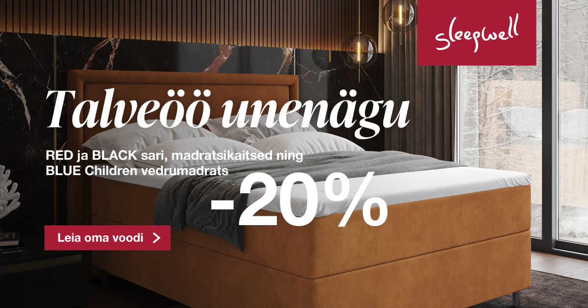 Sleepwell. jõulukampaania. Talveöö. kampaania. voodid. madratsid. kontinentaalvoodid